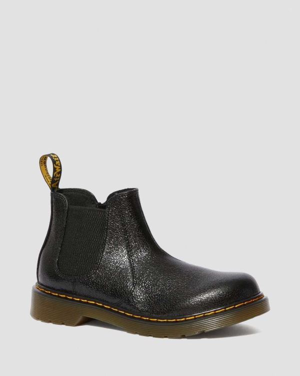 Botas Chelsea Dr Martens Youth 2976 Crinkle Metallic Para Niños DR2944X